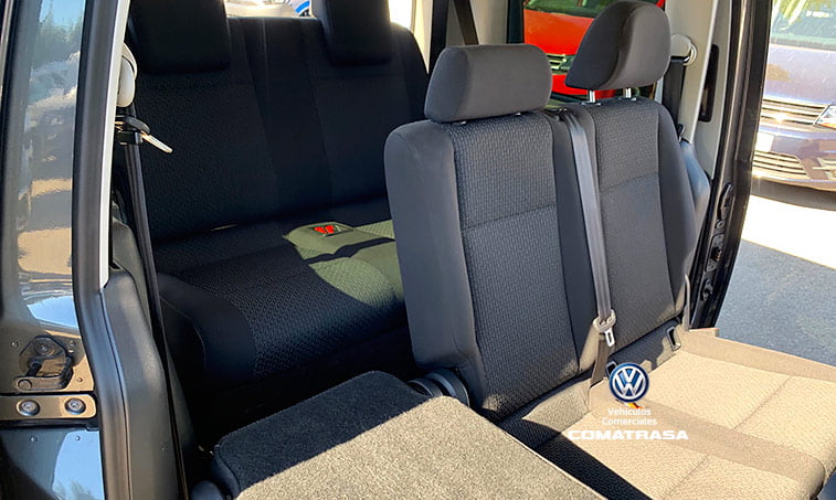 asientos abatibles VW Caddy Trendline 2.0 TDI 102 CV (7 plazas)