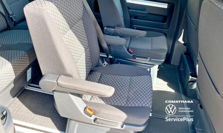 segunda fila de asientos Volkswagen Multivan Origin