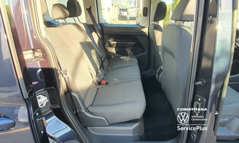 segunda fila de asientos Volkswagen Caddy