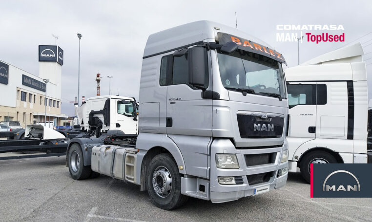 tractora MAN TGX 18480 de segunda mano 2013