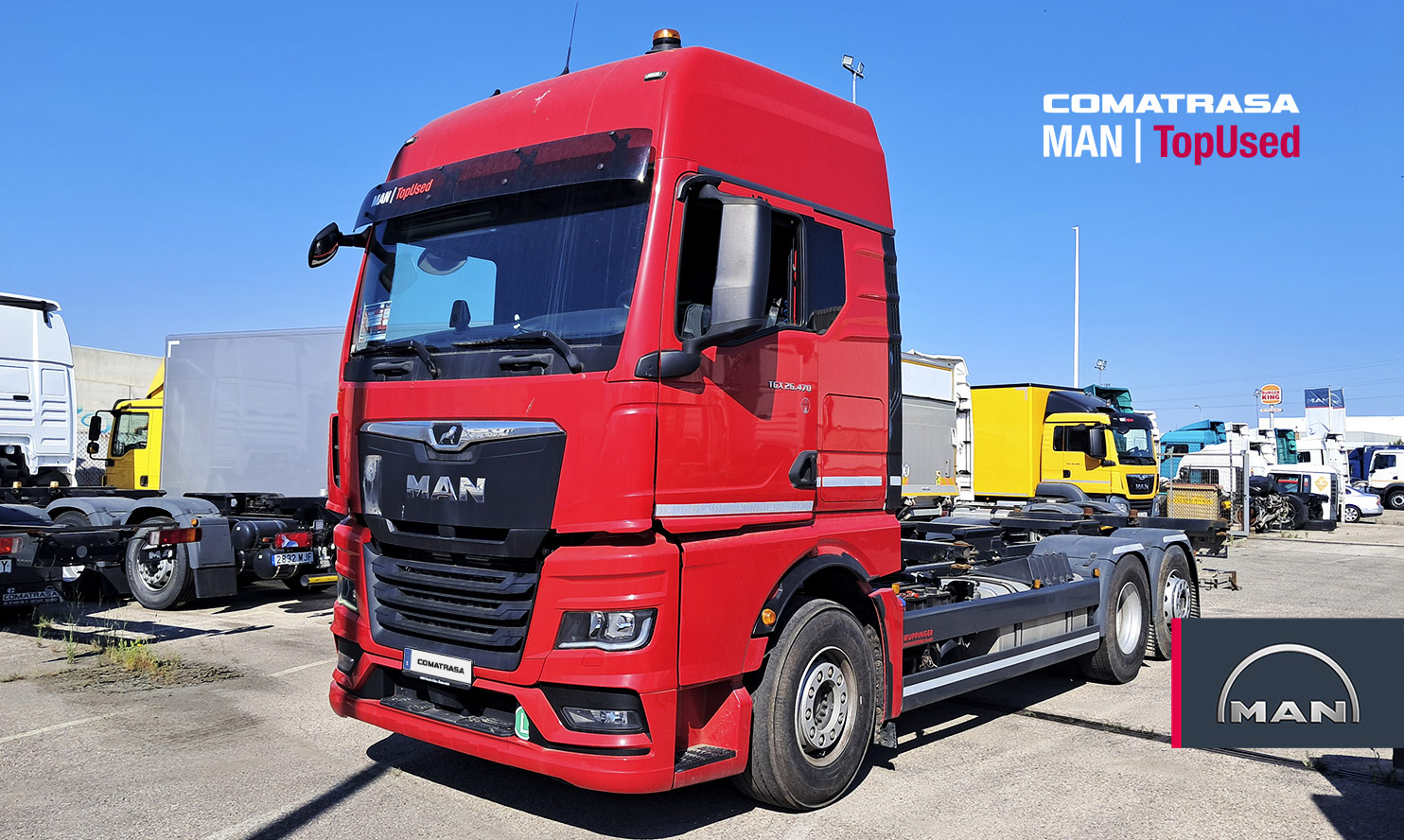 Chasis Man R44 MAN TGX 26.470 6X2-4 LL Chasis BDF (segunda mano 2021)