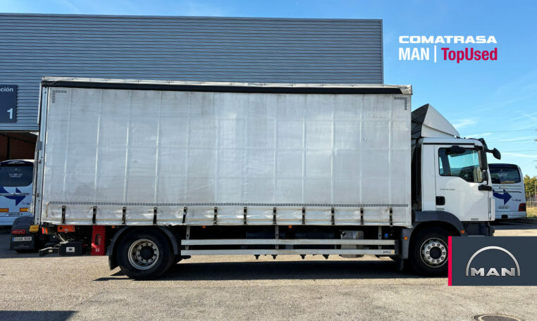 lateral derecho MAN TGM 18.290 4X2 BL Tauliner