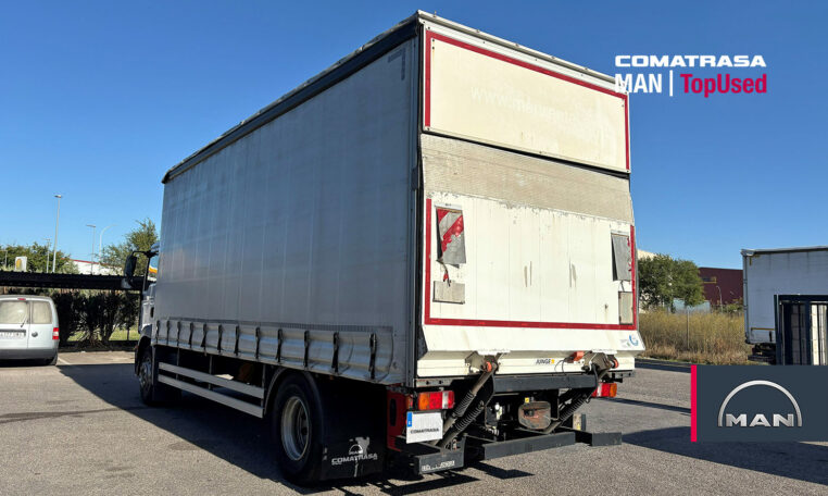 MAN TGM 18.290 4X2 BL Tauliner con trampilla