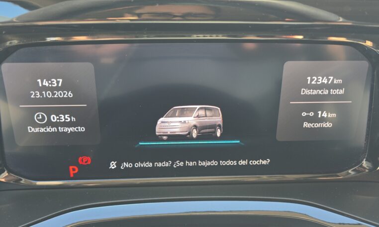 kilómetros Volkswagen Multivan 1.5 eHybrid 245 CV DSG 4MO (PHEV)